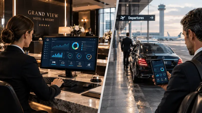 Hotel and agency share the same overview